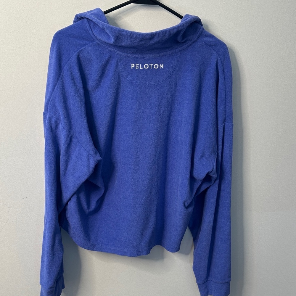 Peloton Purple Quarter-Zip Sweatshirt - Picture 3 of 5